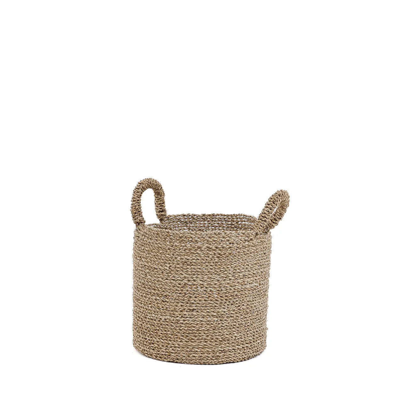 The Sensity Baskets - Natural - S in seagrass — handmade luxury storage basket curated by Laiyahome — view 3