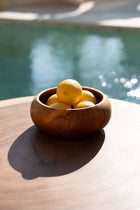 The Teak Root Fruit Bowl in wood — handmade luxury bowl curated by Laiyahome — view 2