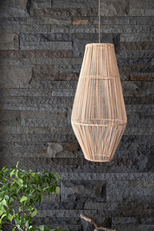 The Afrodisiac Pendant - Natural - M in rattan — handmade luxury pendant lamp curated by Laiyahome — view 4