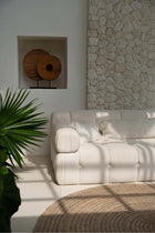 The Oh My Gee Cushion Cover - Cream - 35x100 in cotton — handmade luxury cushion cover curated by Laiyahome — view 4