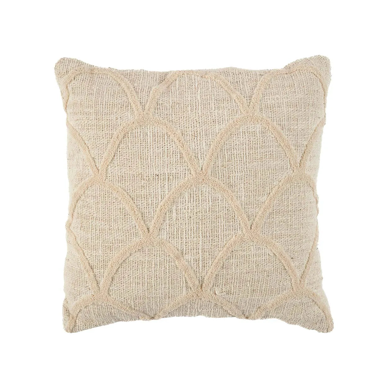 The Sahara Cushion Cover - Natural in cotton — handmade luxury cushion cover curated by Laiyahome — view 3