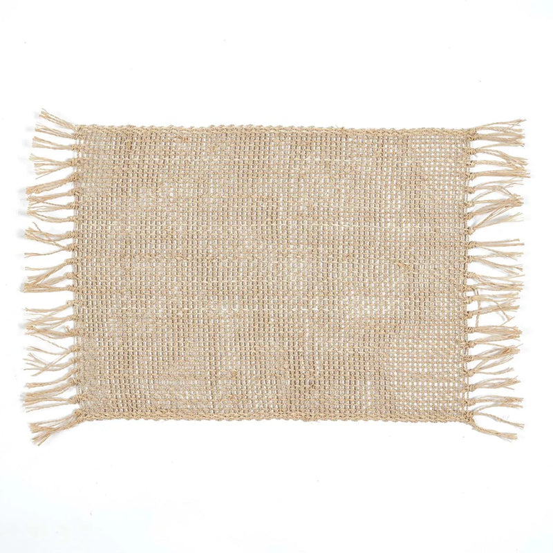 The Isey Seagrass Placemat - Natural in seagrass — handmade luxury placemat curated by Laiyahome
