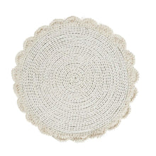 The Macrame Marriage Placemat - Natural in seagrass — handmade luxury placemat curated by Laiyahome — view 3