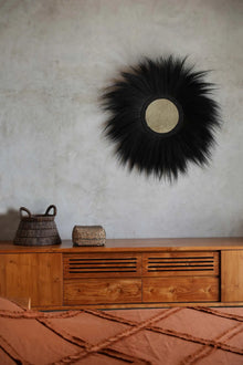 The Simba Mirror - Black - L in glass — handmade luxury wall mirror curated by Laiyahome — view 4
