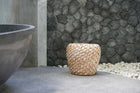 The Chidi Basket in palm leaf — handmade luxury storage basket curated by Laiyahome — view 4