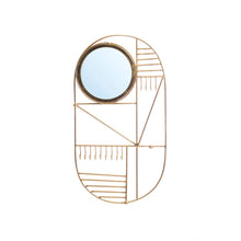 The Do I Look Pretty Wall Hanger - Brass in glass — handmade luxury wall mirror curated by Laiyahome — view 3
