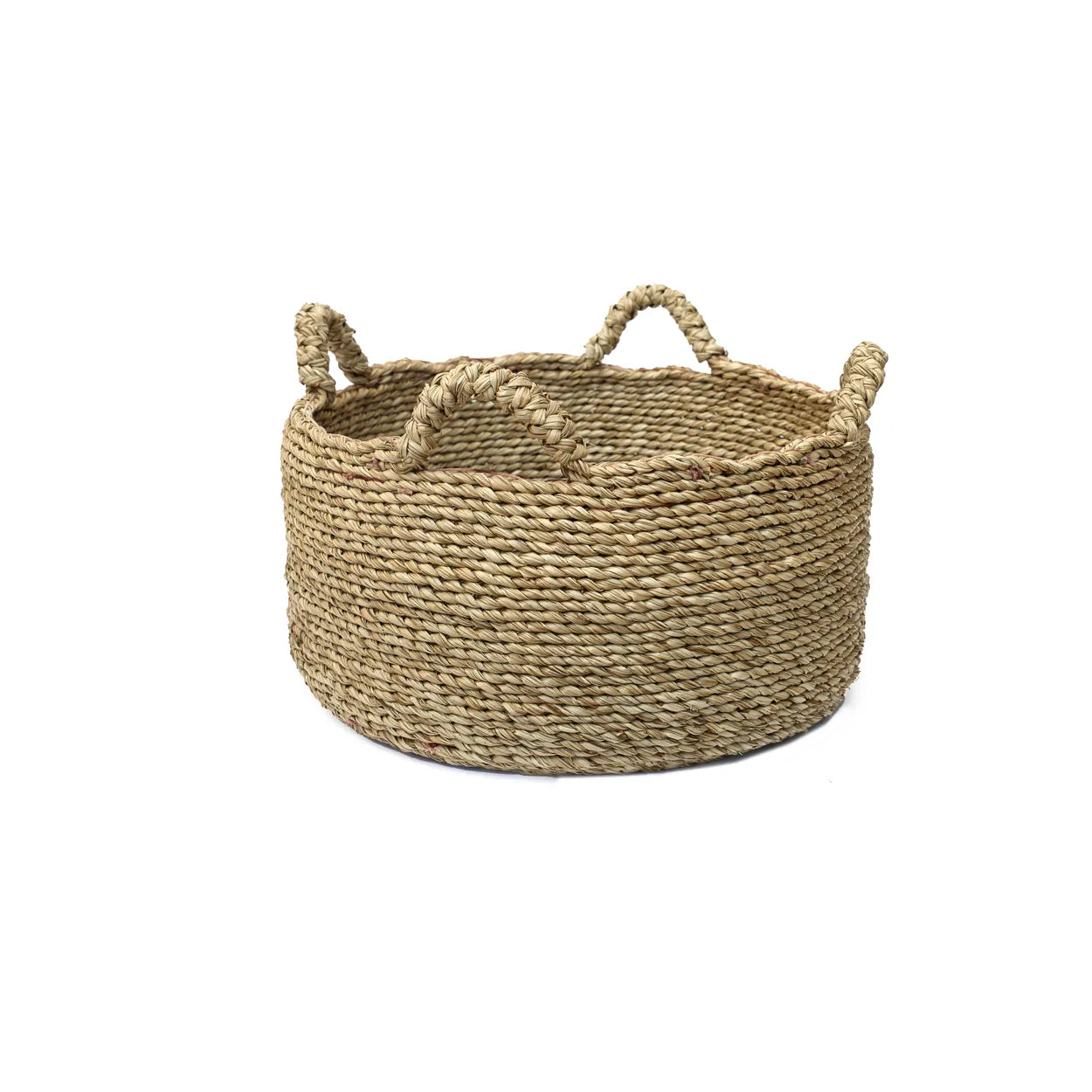 Les Quatre Mains Baskets - Natural - S in seagrass — handmade luxury storage basket curated by Laiyahome — view 3