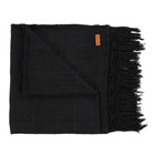 The Gypsy Bed Throw - Black in cotton — handmade luxury throw blanket curated by Laiyahome — view 3