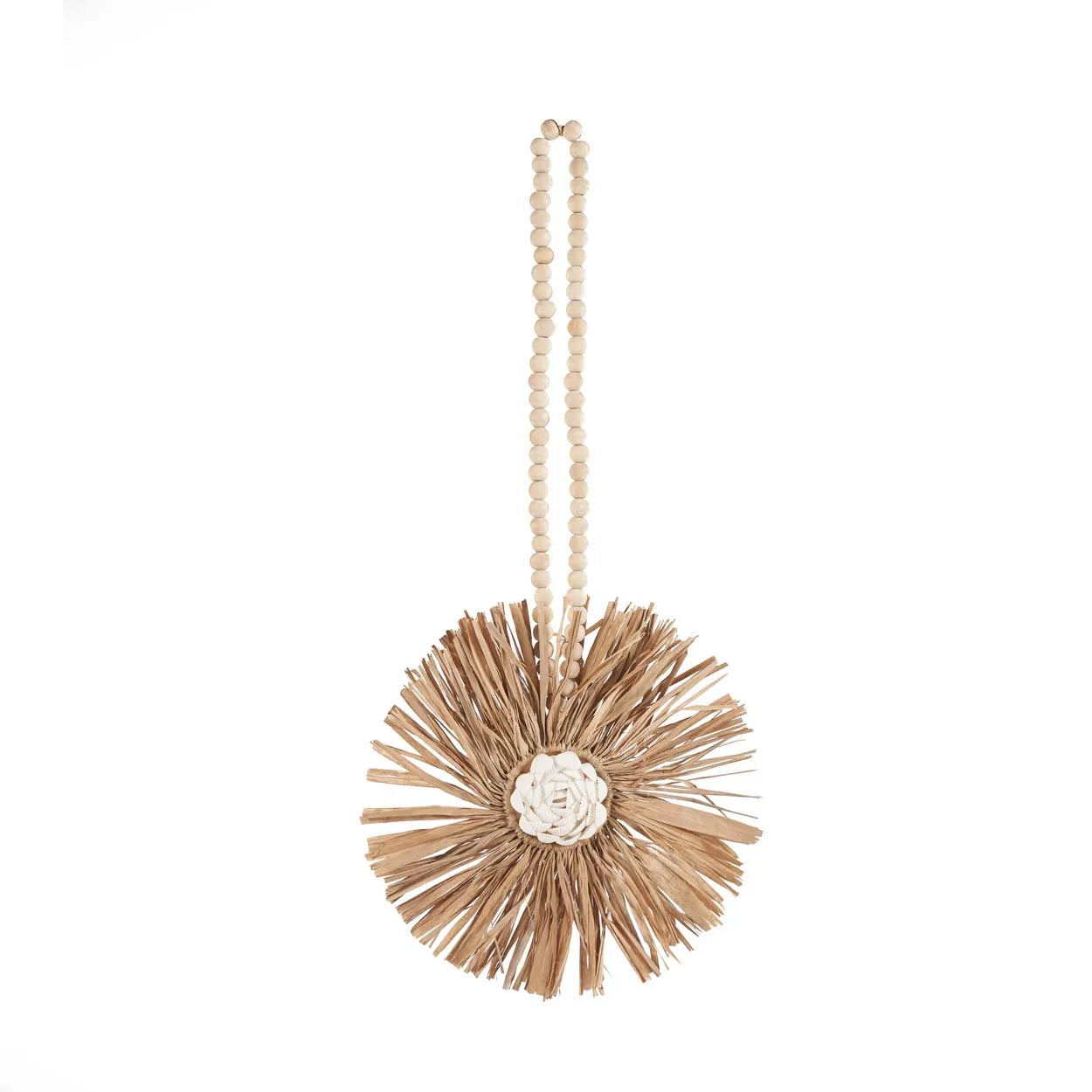 The Raffia Bunga Tassel - Natural in raffia — handmade luxury statue curated by Laiyahome — view 3