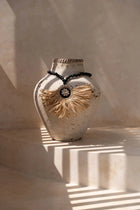 The Raffia Mahkota Tassel - Natural Black in raffia — handmade luxury statue curated by Laiyahome — view 4