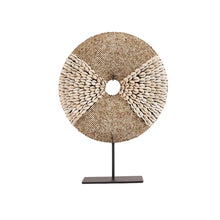 The Doh Nuts on Stand - Natural White in shell — handmade luxury standing decoration curated by Laiyahome — view 3
