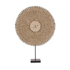 The Shell Guadeloupe on Stand - Natural White in shell — handmade luxury standing decoration curated by Laiyahome — view 3