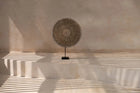 The Shell Guadeloupe on Stand - Natural White in shell — handmade luxury standing decoration curated by Laiyahome — view 4