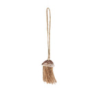 The Raffia Lupina Tassel - Natural in raffia — handmade luxury statue curated by Laiyahome — view 3