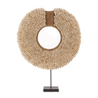 The Shell Réunion on Stand - Natural in shell — handmade luxury standing decoration curated by Laiyahome — view 3