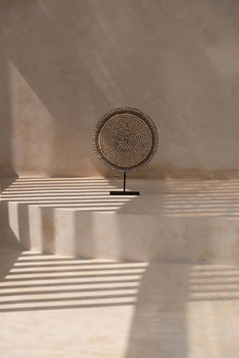 The Shell Martinique on Stand - Natural White in shell — handmade luxury standing decoration curated by Laiyahome — view 4