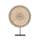The Shell Martinique on Stand - Natural White in shell — handmade luxury standing decoration curated by Laiyahome — view 3