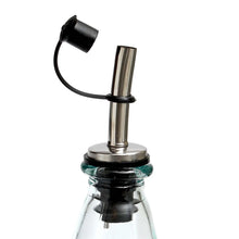 The Olive Oil Bottle N°03 - Blue in glass — handmade luxury storage jar curated by Laiyahome — view 4