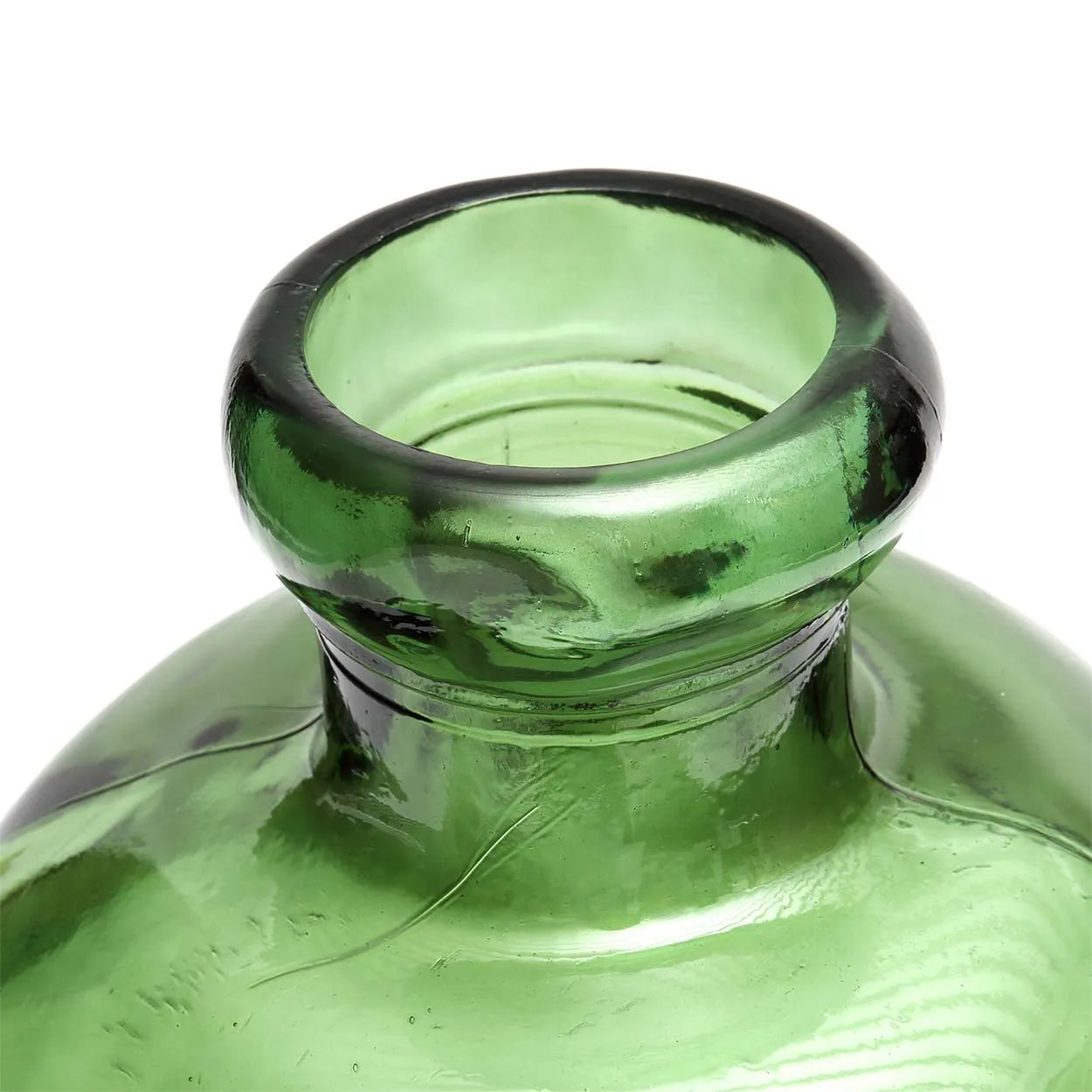 The Bolai Vase - Green in glass — handmade luxury vase curated by Laiyahome — view 4