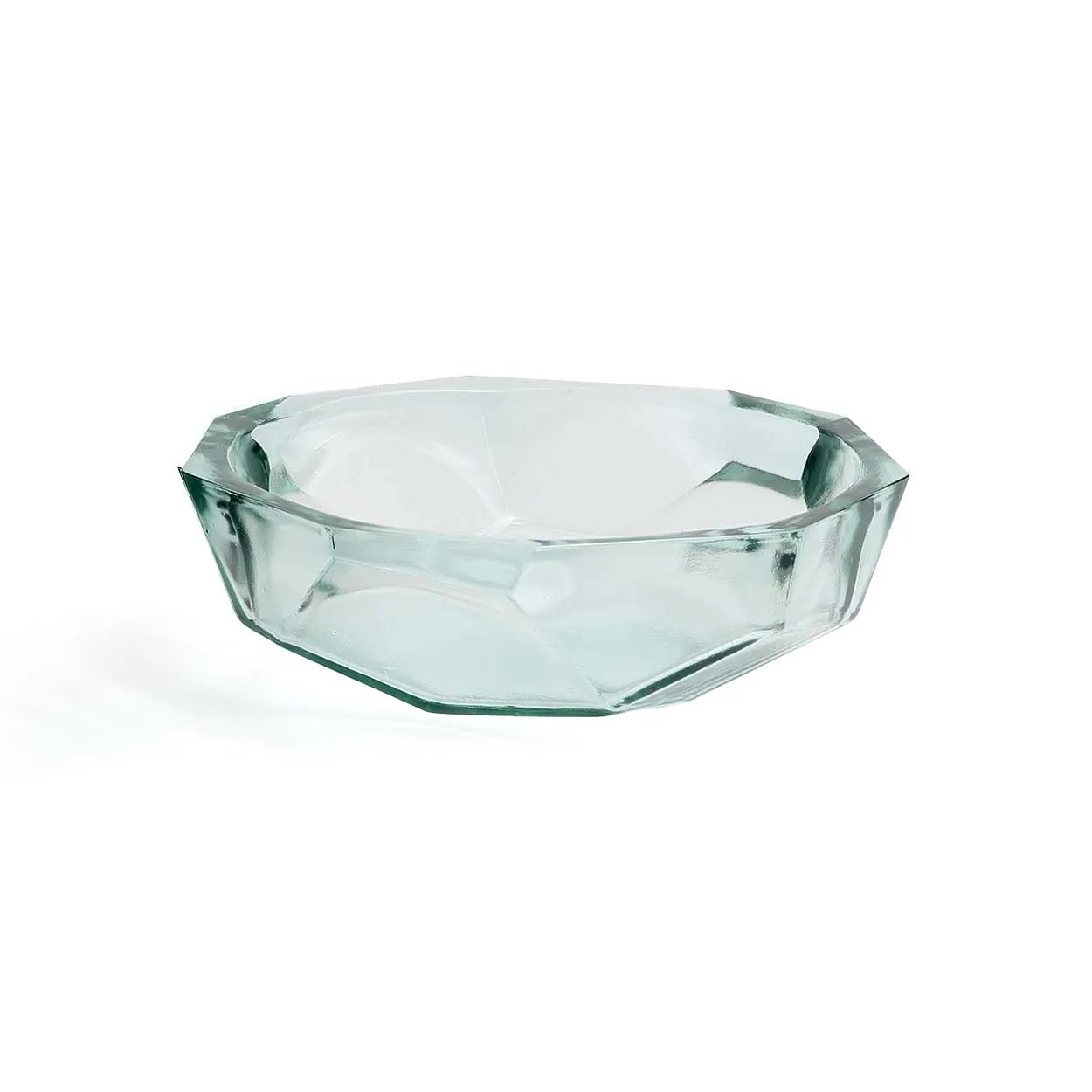 The Origami Bowl - Blue - M in glass — handmade luxury bowl curated by Laiyahome — view 3