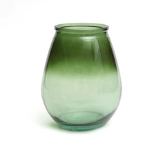 The Qiezi Vase - Green - M in glass — handmade luxury vase curated by Laiyahome
