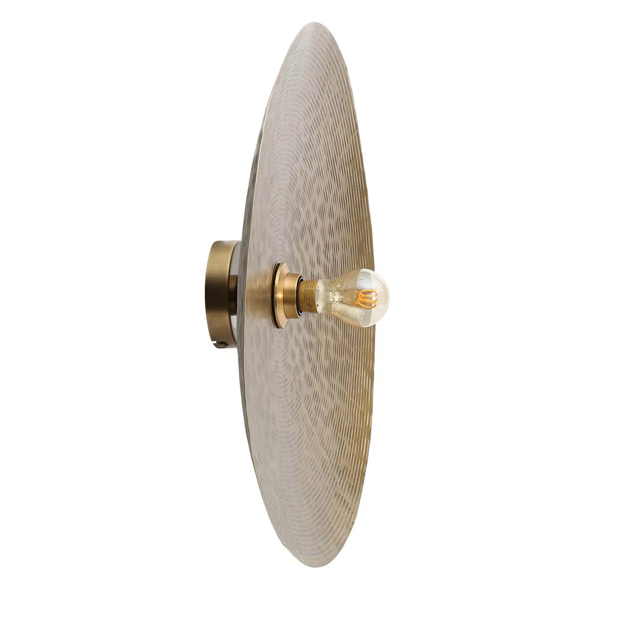 The Full Moon Wall Lamp - Brass - M in iron — handmade luxury wall light curated by Laiyahome — view 4