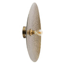 The Full Moon Wall Lamp - Brass - M in iron — handmade luxury wall light curated by Laiyahome — view 4