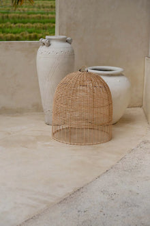The Amalfi Pendant - Natural - M in rattan — handmade luxury pendant lamp curated by Laiyahome — view 2