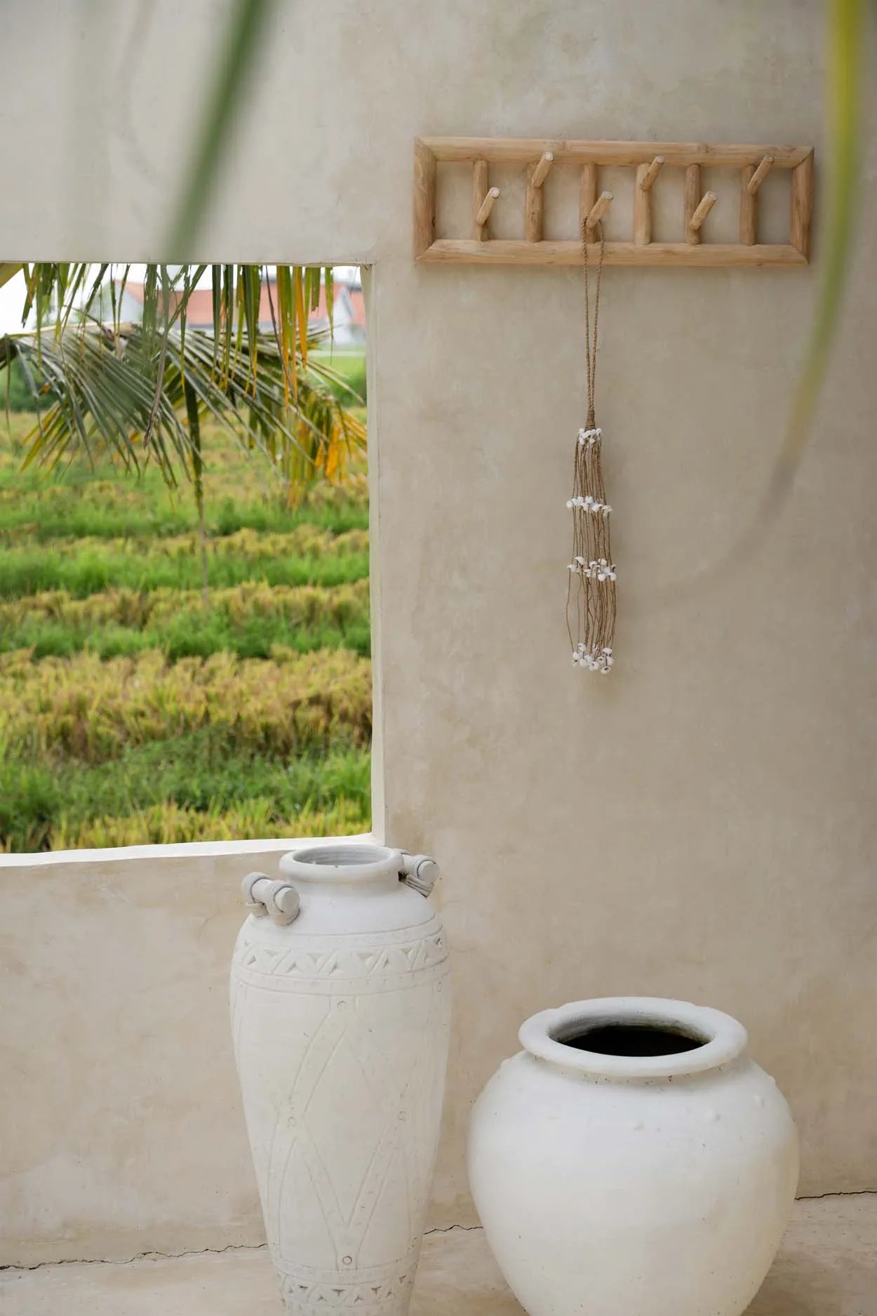 The Island Cloth Hanger - Natural in wood — handmade luxury clothing hanger curated by Laiyahome — view 4