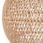 The Bubble Pendant - Natural - M in rattan — handmade luxury pendant lamp curated by Laiyahome — view 2