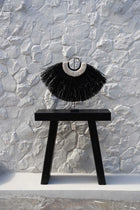 The Alang Cowrie on Stand in grass — handmade luxury standing decoration curated by Laiyahome — view 4