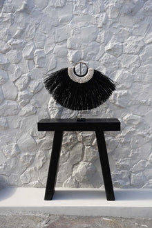 The Alang Cowrie on Stand in grass — handmade luxury standing decoration curated by Laiyahome — view 4