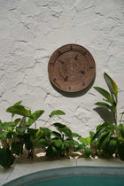 The Jasmine Plate - Brown - L in rattan — handmade luxury wall decoration curated by Laiyahome — view 4