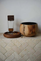The VIP Coaster - Natural in wood — handmade luxury coaster curated by Laiyahome — view 4