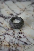 The Lava Stone Bowl - Black - XS in stone — handmade luxury bowl curated by Laiyahome — view 4
