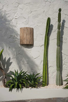 The Kohei Wall Applique - Natural in sisal — handmade luxury wall light curated by Laiyahome — view 4