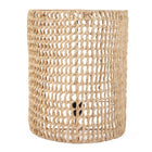 The SiriKit Wall Applique - Natural in sisal — handmade luxury wall light curated by Laiyahome — view 3