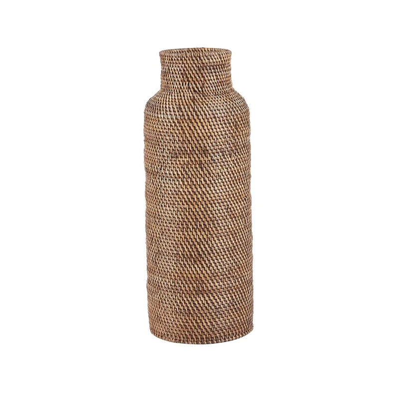 The Colonial Umbrella Basket - Natural Brown in rattan — handmade luxury storage basket curated by Laiyahome