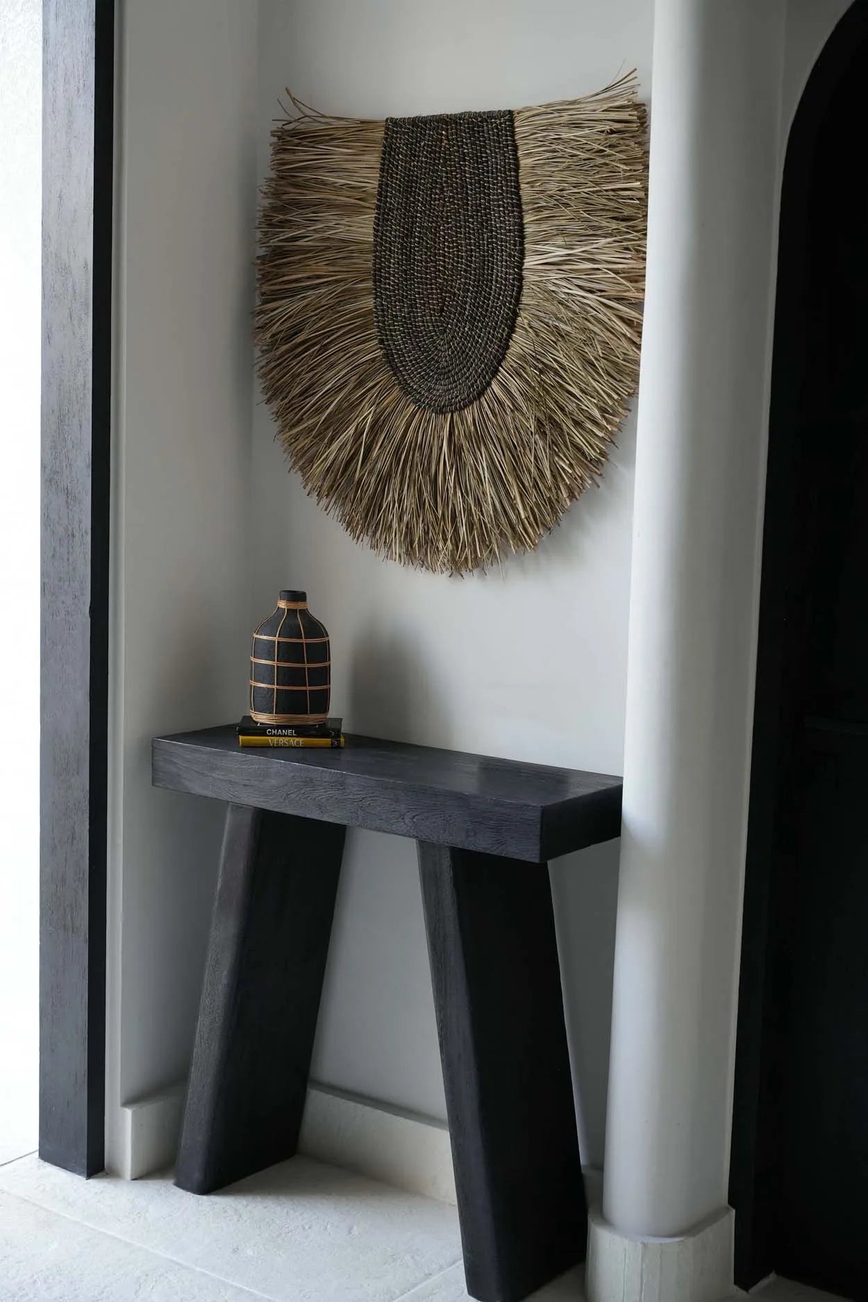 The Nahla Wall Deco - Natural in glass — handmade luxury wall decoration curated by Laiyahome — view 4