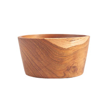 The Popcorn Snack Bowl in wood — handmade luxury bowl curated by Laiyahome — view 3