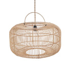 The Arun Pendant - Natural - L in rattan — handmade luxury pendant lamp curated by Laiyahome — view 3