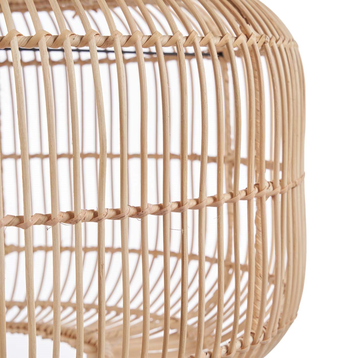 The Arun Pendant - Natural - L in rattan — handmade luxury pendant lamp curated by Laiyahome — view 2