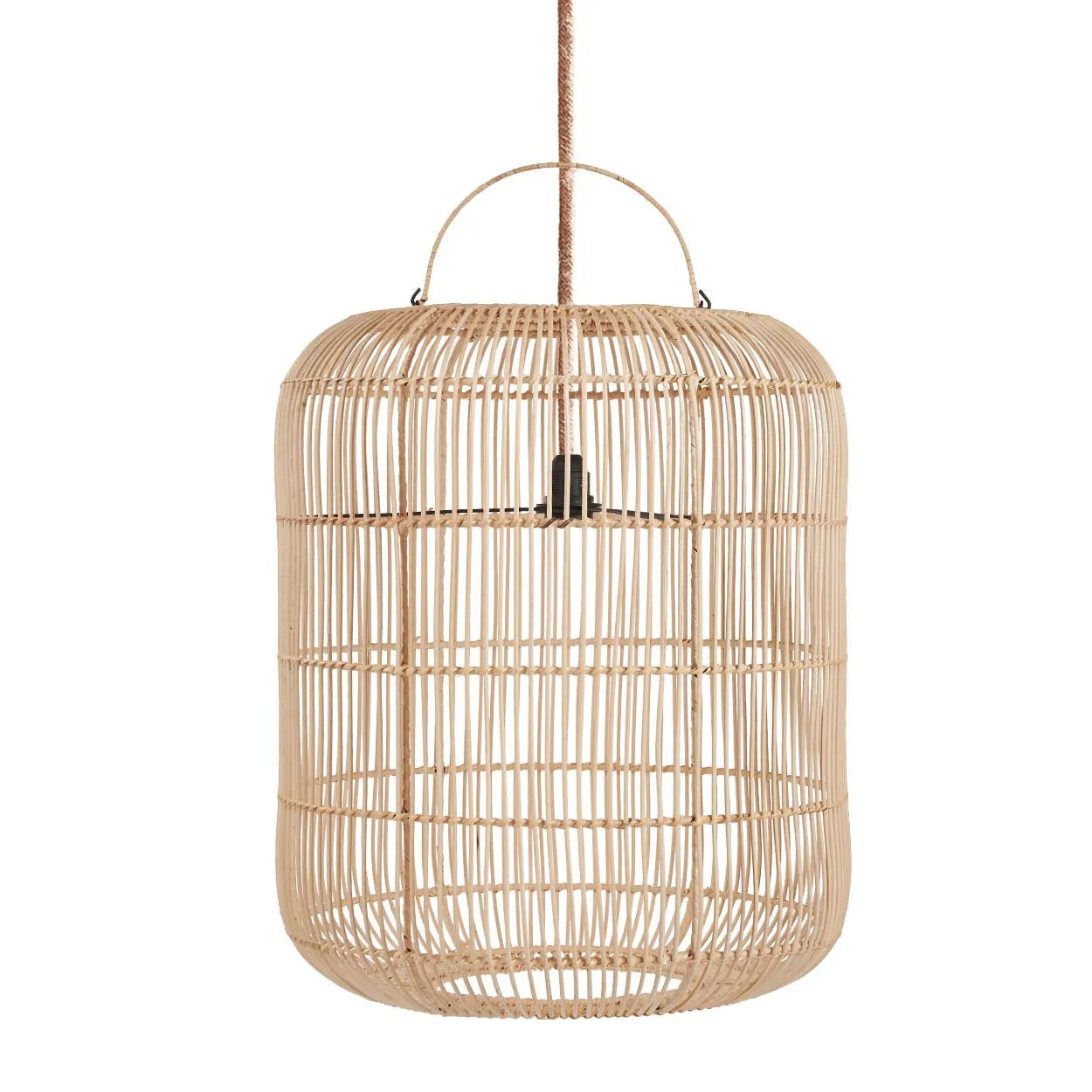 The Bozelo Pendant - Natural - M in rattan — handmade luxury pendant lamp curated by Laiyahome — view 3