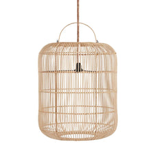The Bozelo Pendant - Natural - M in rattan — handmade luxury pendant lamp curated by Laiyahome — view 3