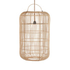 The Bozelo Pendant - Natural - L in rattan — handmade luxury pendant lamp curated by Laiyahome — view 3