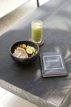 The Burned Bowl - Black - M in terracotta — handmade luxury bowl curated by Laiyahome — view 4