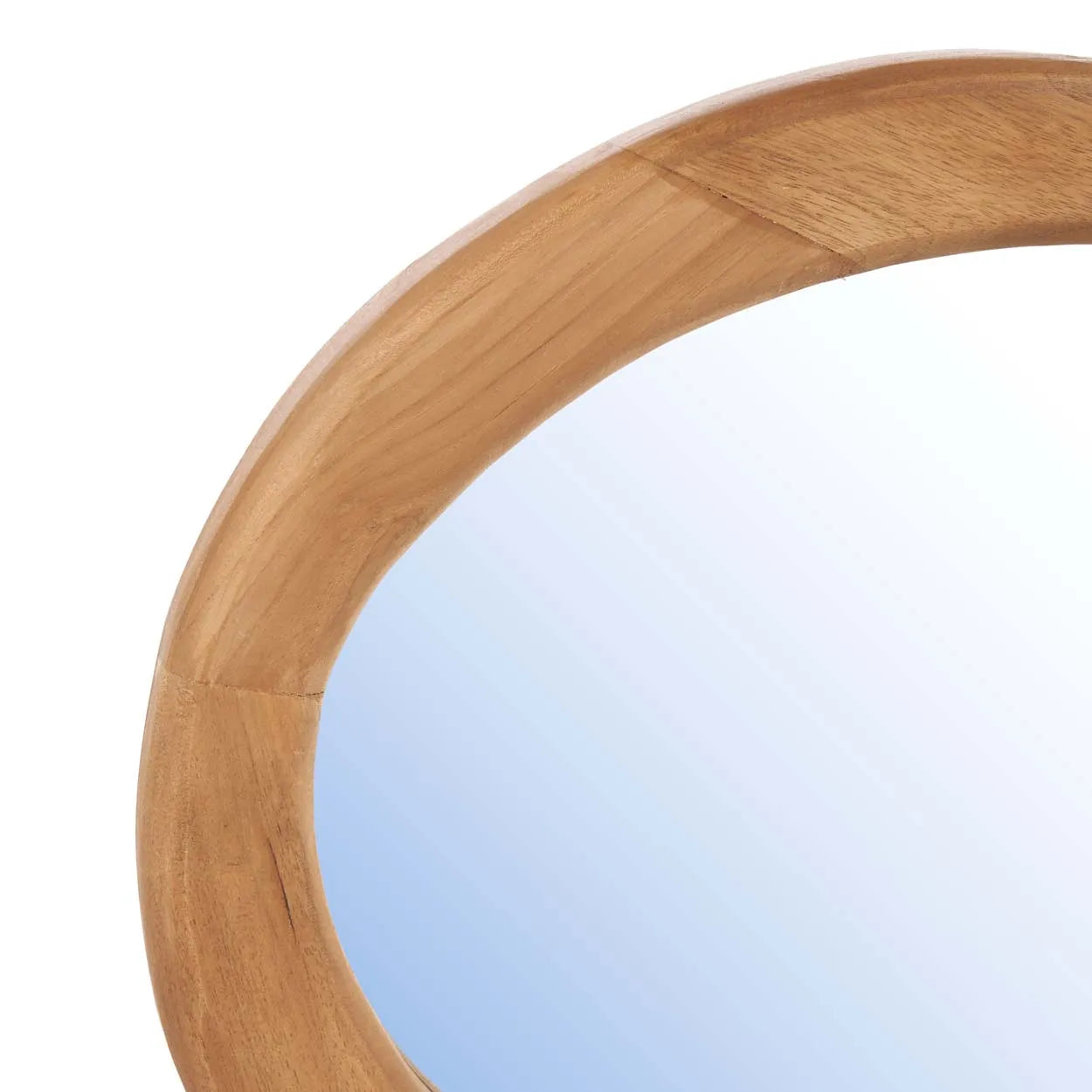 The Organic Mirror - Natural - M in wood — handmade luxury wall mirror curated by Laiyahome — view 2