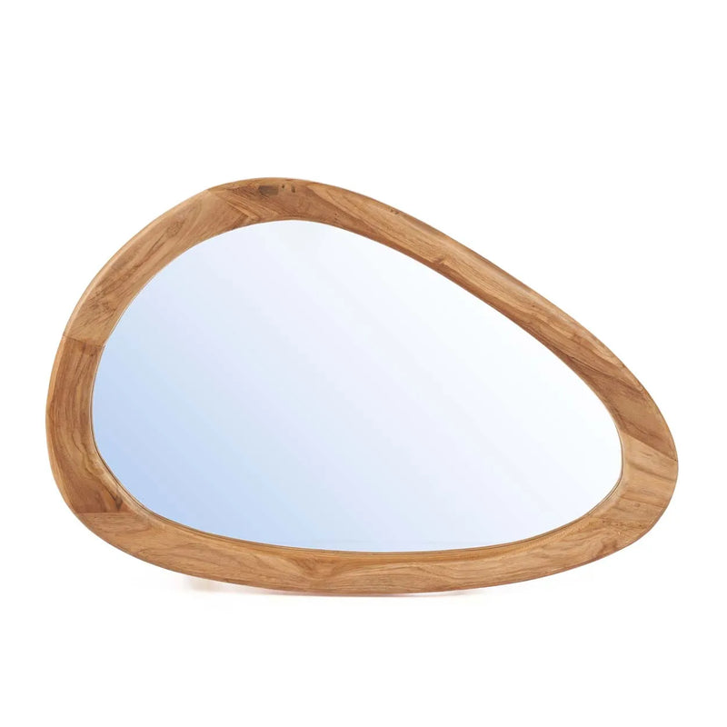 The Organic Mirror - Natural - L in wood — handmade luxury wall mirror curated by Laiyahome