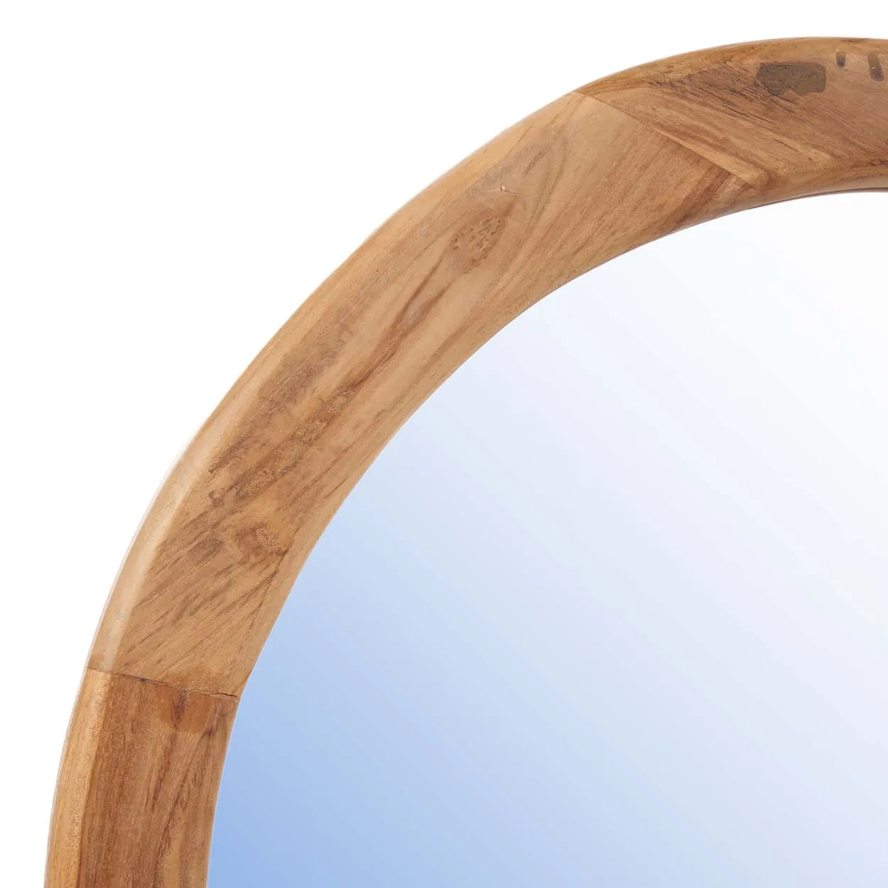 The Organic Mirror - Natural - L in wood — handmade luxury wall mirror curated by Laiyahome — view 2
