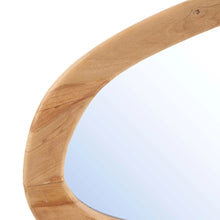 The Organic Mirror - Natural - XL in wood — handmade luxury wall mirror curated by Laiyahome — view 2